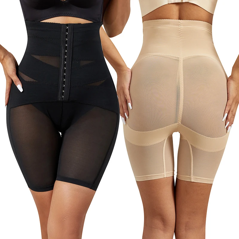 New High Waist Trainer Body Shaper Shorts Tummy Control Compression Panties Shapewear Slimming Underwear Butt Lifter Panty Fajas