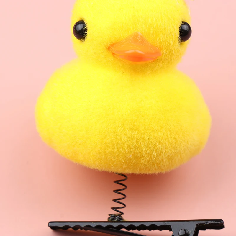 3D-Haarspangen mit süßer Ente, lustige gelbe Küken-Stirnbänder mit Herz-Sonnenbrille und Krone, Fotoautomaten-Requisiten für Kinder – Detail 12
