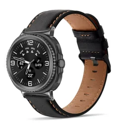 Elegant Leather Wriststrap - Premium Classic Quick Release Band for Galaxy Watch 8 40mm (Black 09)