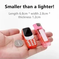 UNIWA BM10 Mini Feature Phone 2G GSM Dual SIM Headphone Hands Free Earphone Dialer Magic Voice Unlocked Small Cell Phone On Sale 1