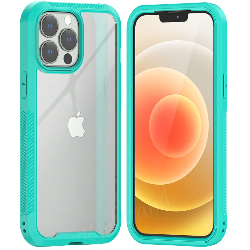 iphone 13 pro max cover Anti Impact Case for iPhone 13 12 11 Pro Max X XR XS SE 2022 2020 6 7 8 Plus Cover Dual Layer Armor Shockproof Back Protect Bag best cases for iphone 13 pro max