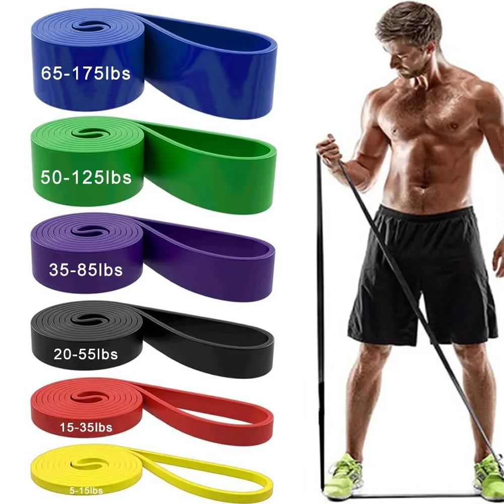 Heavy Duty Elastic Exercise Bands for Muscle Training and Full Body Workouts
