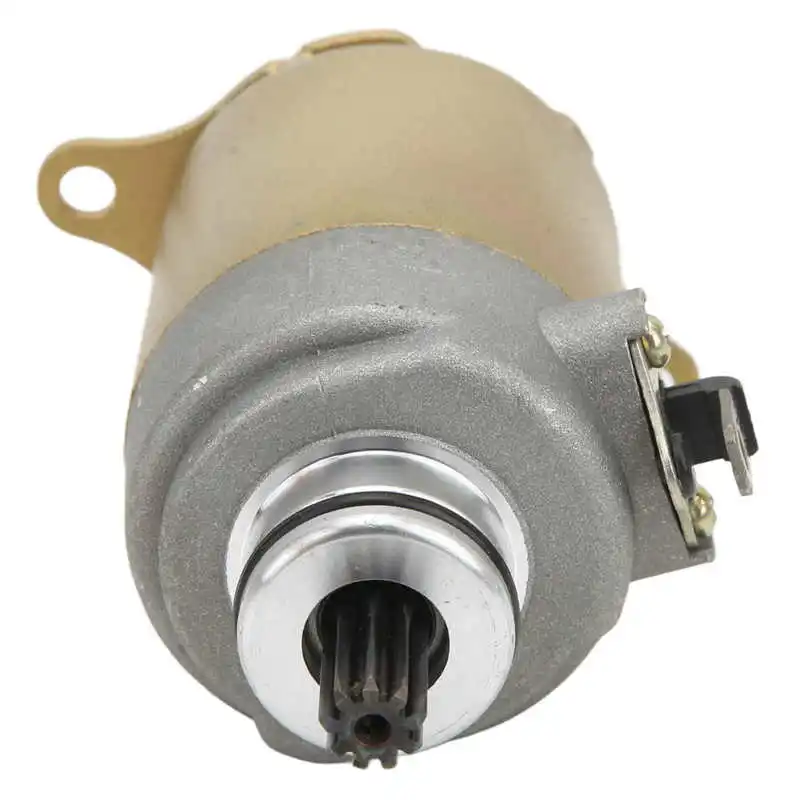 Carplay Upgrade Kit Scooter Starter Motor Powerful Rustproof Metal Starter Motors Reliable 9 Teeth Abrasion Resistant GY6-125 150 157 Engine