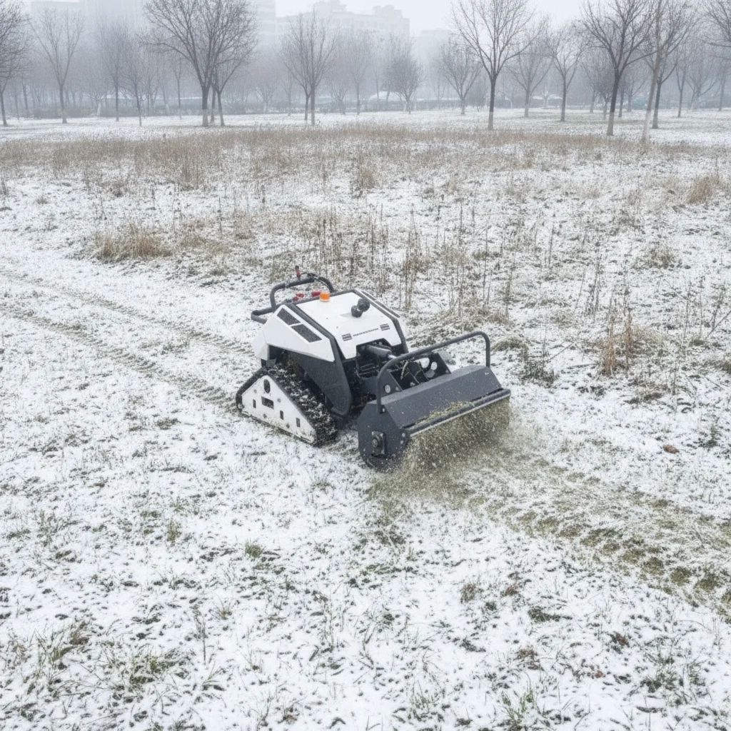 Heiß begehrter 2026 GRACE 500mm Pro Crawler RC Rasenmäher mit Fernbedienung, breiter Mähbreite, kostenloser Versand