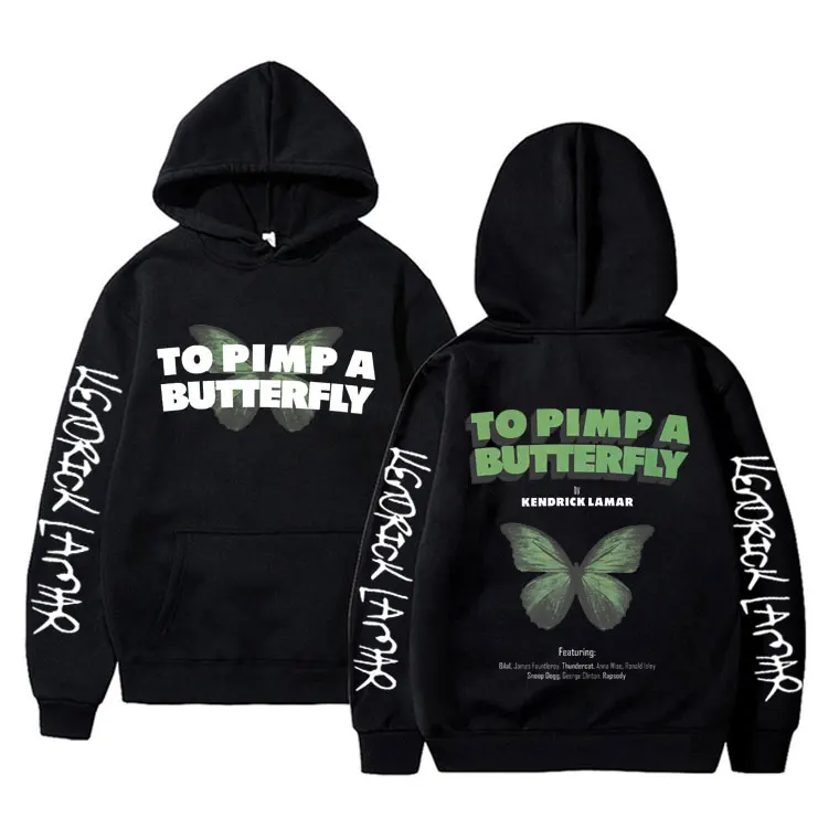 

Rapper Kendrick Lamar To Pimp A Butterfly Graphic Hoodie Men Hip Hop Street Pullover Mens Casual Sweatshirt Male Fashion Hoodies
