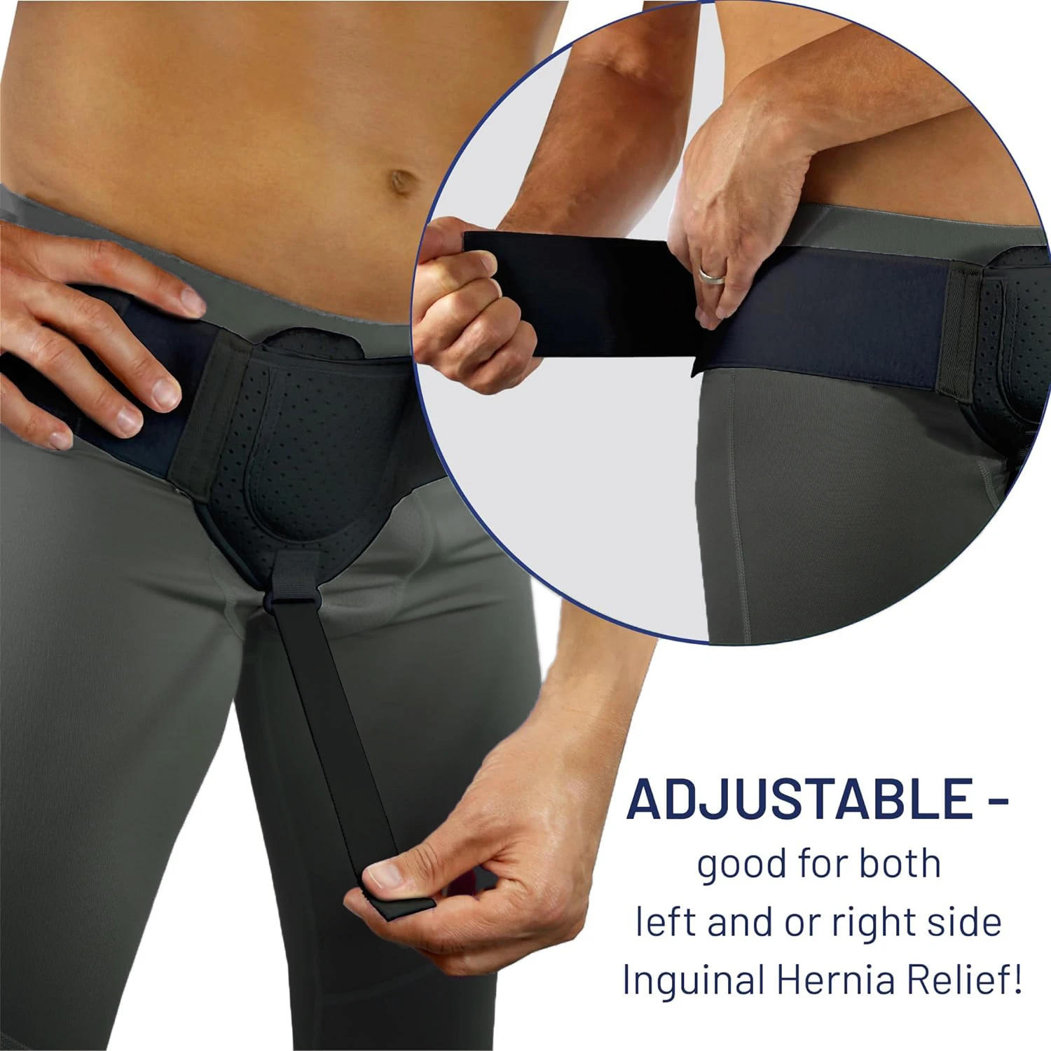 Hernia Guard Inguinal Hernia Belt For Men Left or Right Side Post Surgery Support Truss Groin Hernias Adjustable Waist Strap groin protector