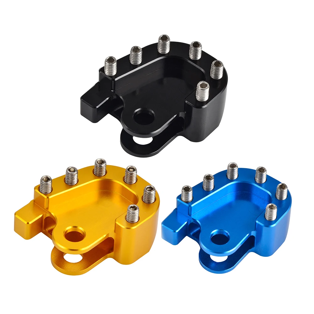 Motorcycle Rear Brake Pedal Lever Tip Extension Plate For Suzuki DRZ400 DRZ400E DRZ400S DRZ400SM 2000-DR-Z 250 RM motorcycle accessories motorcycle foot pedals