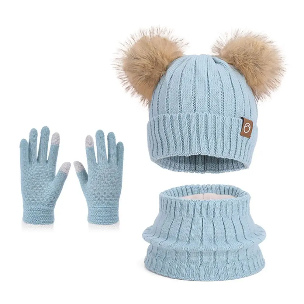 Fashion Warm Winter Hat Scarf Gloves Set Sab66a70a07634b81b3b8eddf293dff9cW