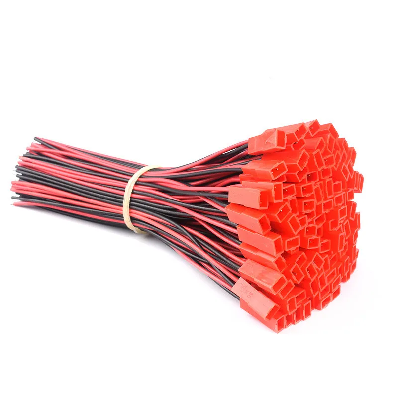 Sab66a89a3c2149dfb29f2b9cbe6a67ffr 5/10/20/50/100 Pairs 100mm/180mm Male Female Connector JST Plug Cable For RC BEC Battery Helicopter DIY FPV Drone Quadcopter