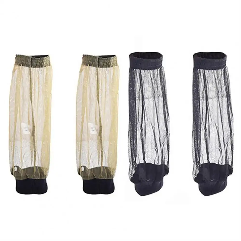 

Защитная накладка на ногу от комаров, дышащая защита для ног, гетры, складные сетчатые носки от комаров в джунглях