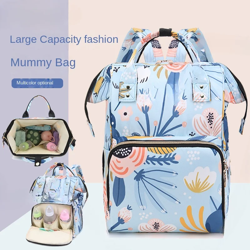 Mommy bag 2023 new fashion lightweight multi-function Maternity package large capacity milk storage mother bag backpack