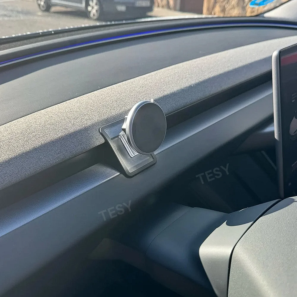 حامل جوال مغناطيسي لسيارات تسلا (Y&3)