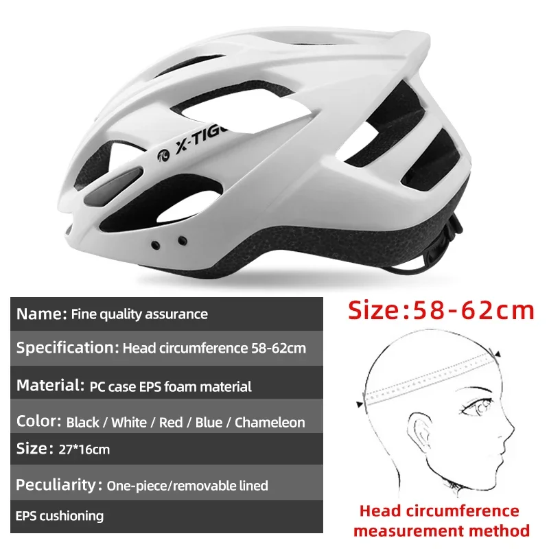X-Tiger X-TK-12 LED Cycling Helmet Road Mountain Bike Safety - Image 2