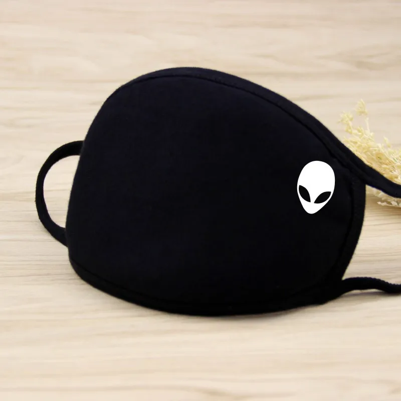 Adult Masks Black Can Be Reused Washable Masks Dust-proof Breathable Adult Heart Shaped Pattern Mask Cotton Mascara Face Mask