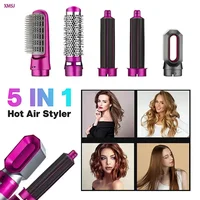 Sèche-cheveux 5 en 1, ensemble de brosses à air chaud, fer à boucler professionnel, lisseur, outil de coiffage, sèche-cheveux 1