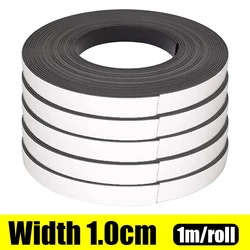 Versatile Self - Adhesive Magnetic Strips for DIY and Home Office Projects (Width 1cm)