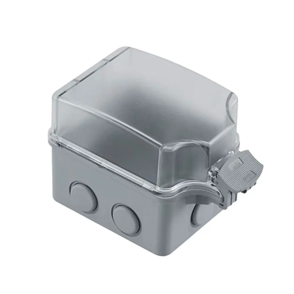

Self-Adhesive Switch Protective Cover 86 Type Plastic Socket Waterproof Box Wall-mounted Electric Plug Rainproof Cover