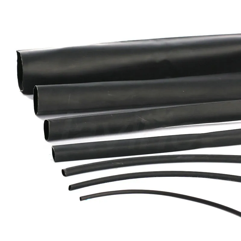Heat Shrink Tubing BLACK 1mm 1.5mm 2mm 2.5mm 3mm 3.5mm 4mm 5mm 6mm Heat Shrink Tubing Tube