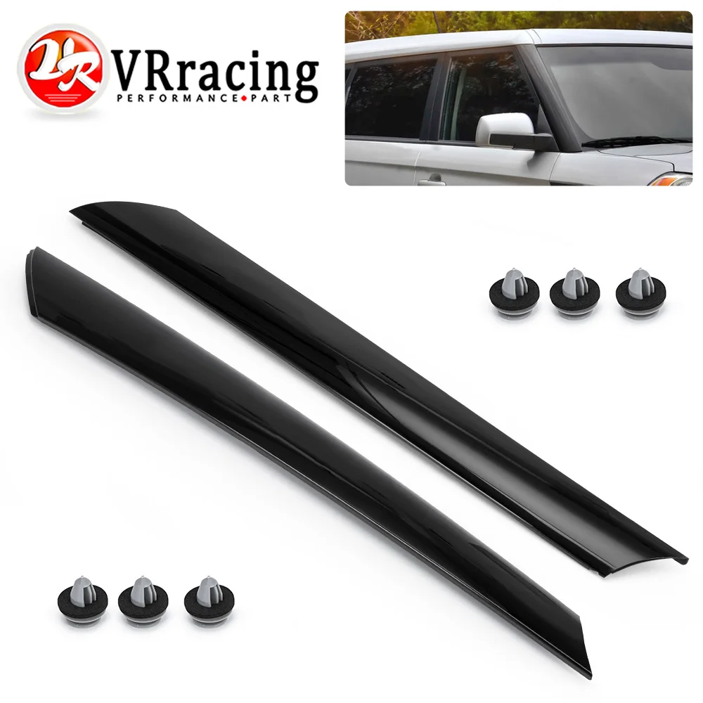 Left + Right Car Exterior Molding Windshield Pillar Trim Front For Kia
