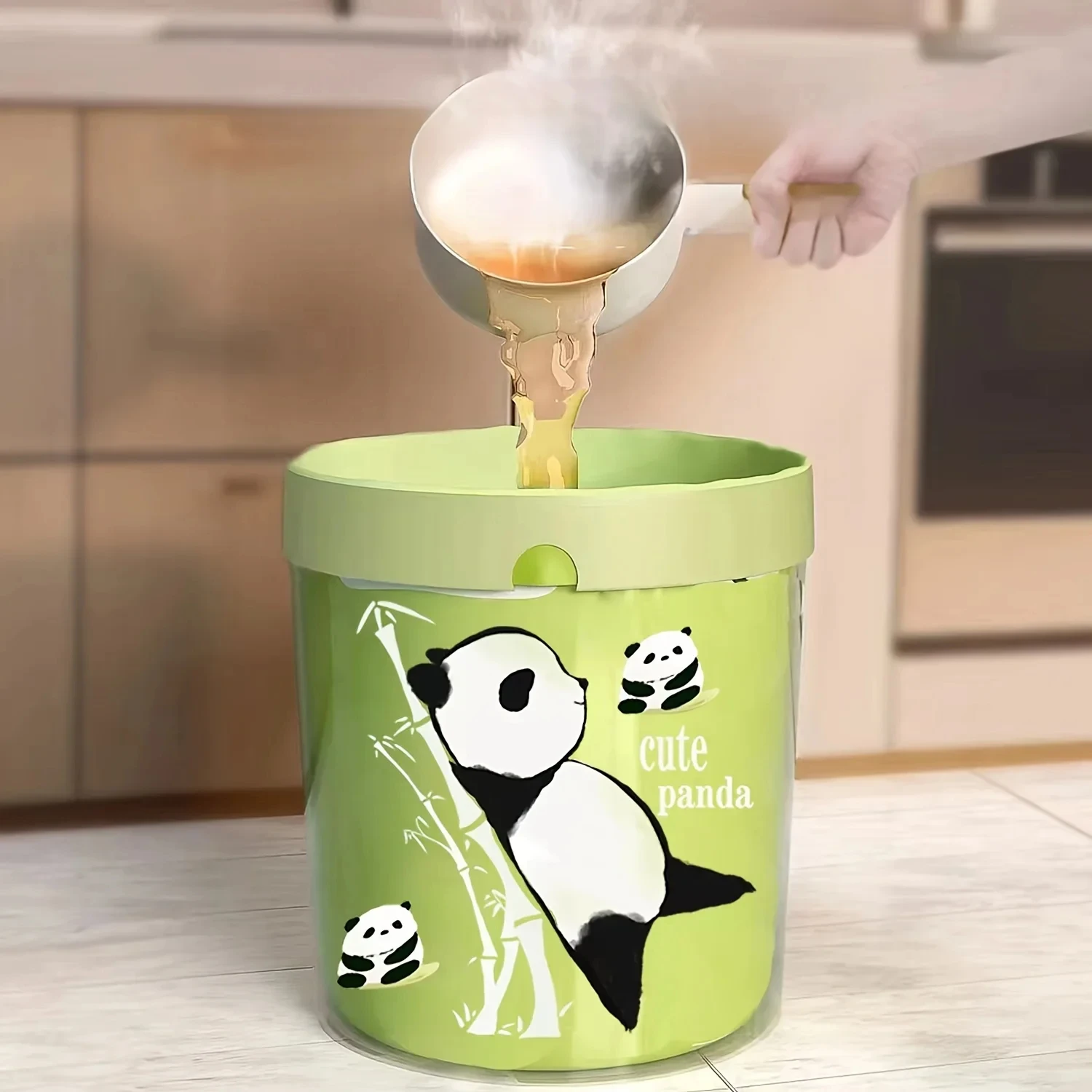 UNTIOR Cute Thick Tearproof Drawstring Garbage Bags Disposable Garbage Bags Self-Close Garbage Bags Household Drawstring