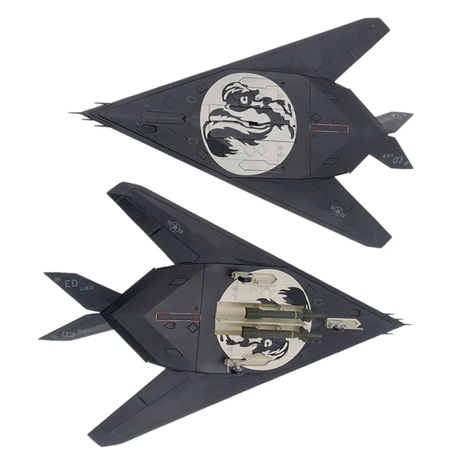 1:72 F117A Nighthawk Stealth Fighter Bomber Attack Aircraft Alloy Aircraft Model Decoration Collection Birthday Gift 6