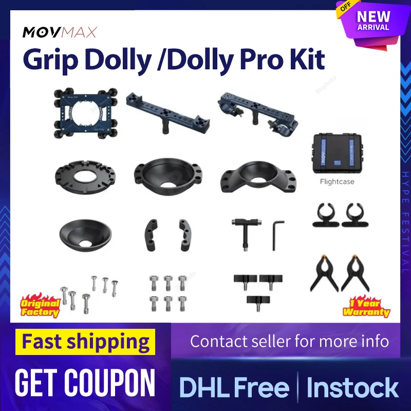 VAXISMovmaxGripDollyGripDollyProCameraDollySystemWith