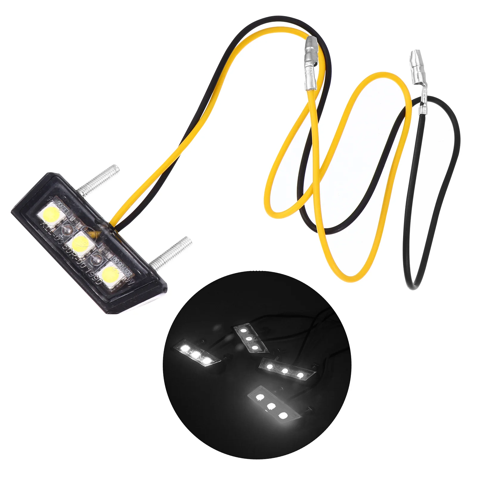 Motorcycle LED Number Plate Lamp Number License Plate Light Motorcycle