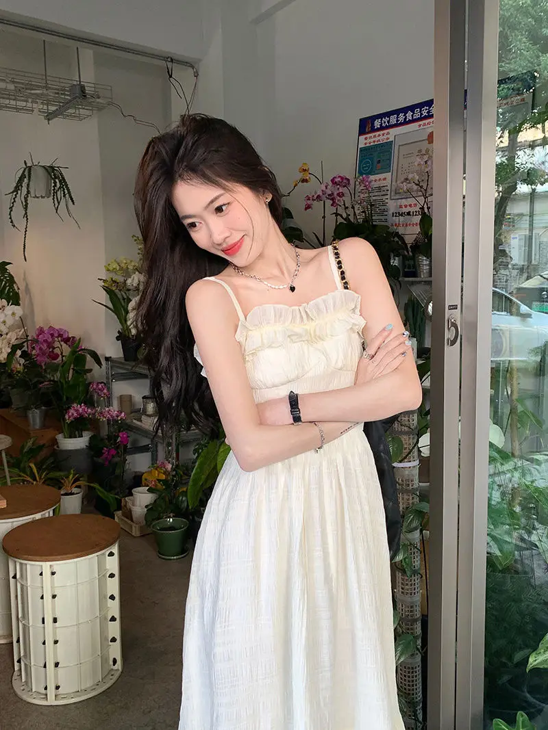 elegantes de verão, estética suave, moda coreana, vestido de princesa Lady Pure