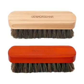 Genuine Horsehair Leather Cleaning Brush 1