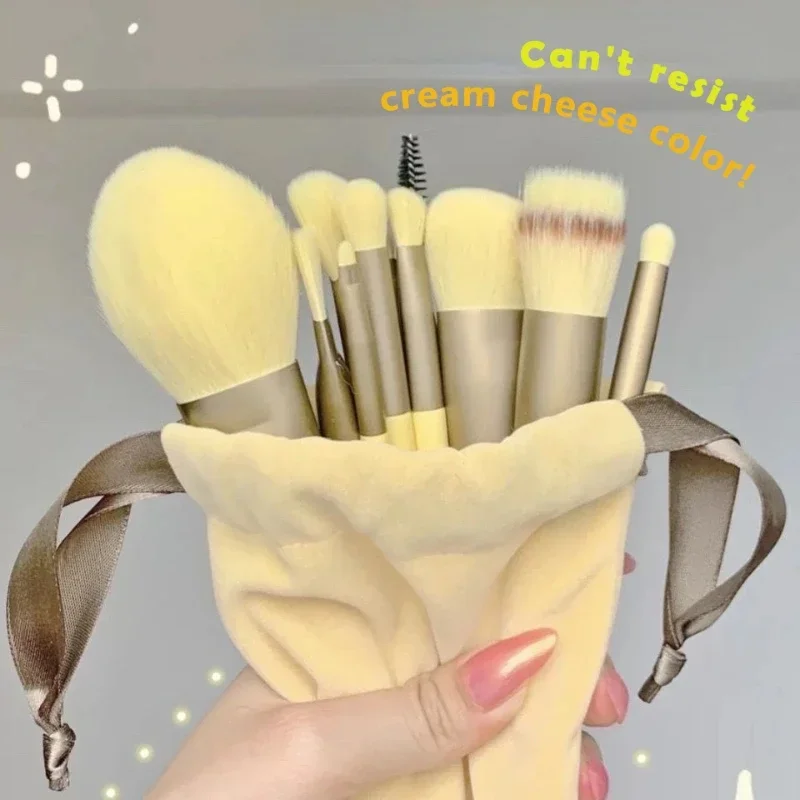13 PCS Makeup Brushes Set Eye Shadow Foundation Women Cosmetic Brush Eyeshadow Blush Beauty Soft Make Up Tools Bag makeup brush set