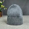 2024 Angora Knit Winter Hat For kid Womens Fluffy fox fur pompom hat Beanies Luxury Big size Bonnet Female Soft Warm Skullies 5