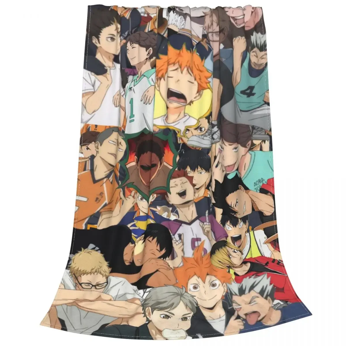 Volleyball Anime Baby Blankets Coral Fleece Plush Decoration Miya Atsumu Manga Soft Throw Blankets for Bed Travel Quilt