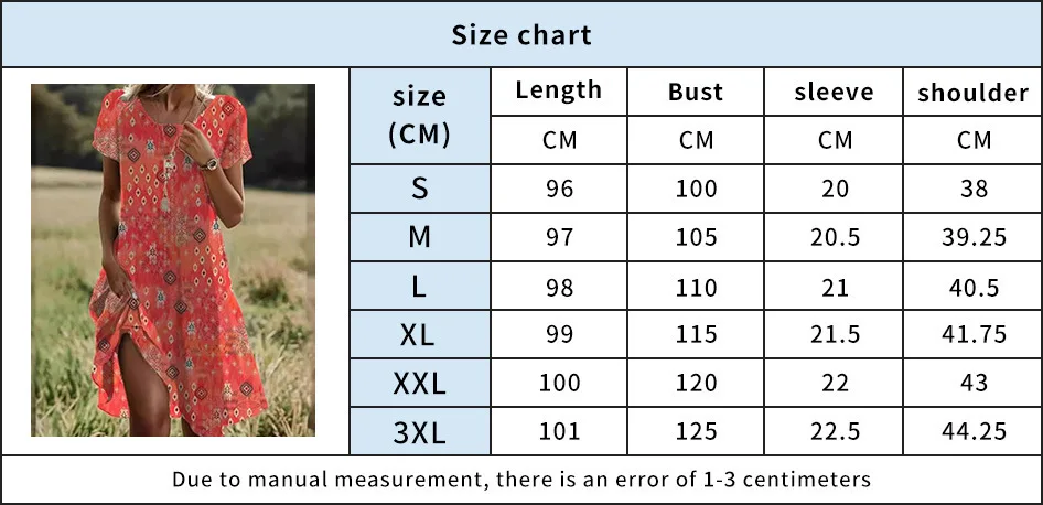 Floral Print V Neck Short Sleeve Summer Dress