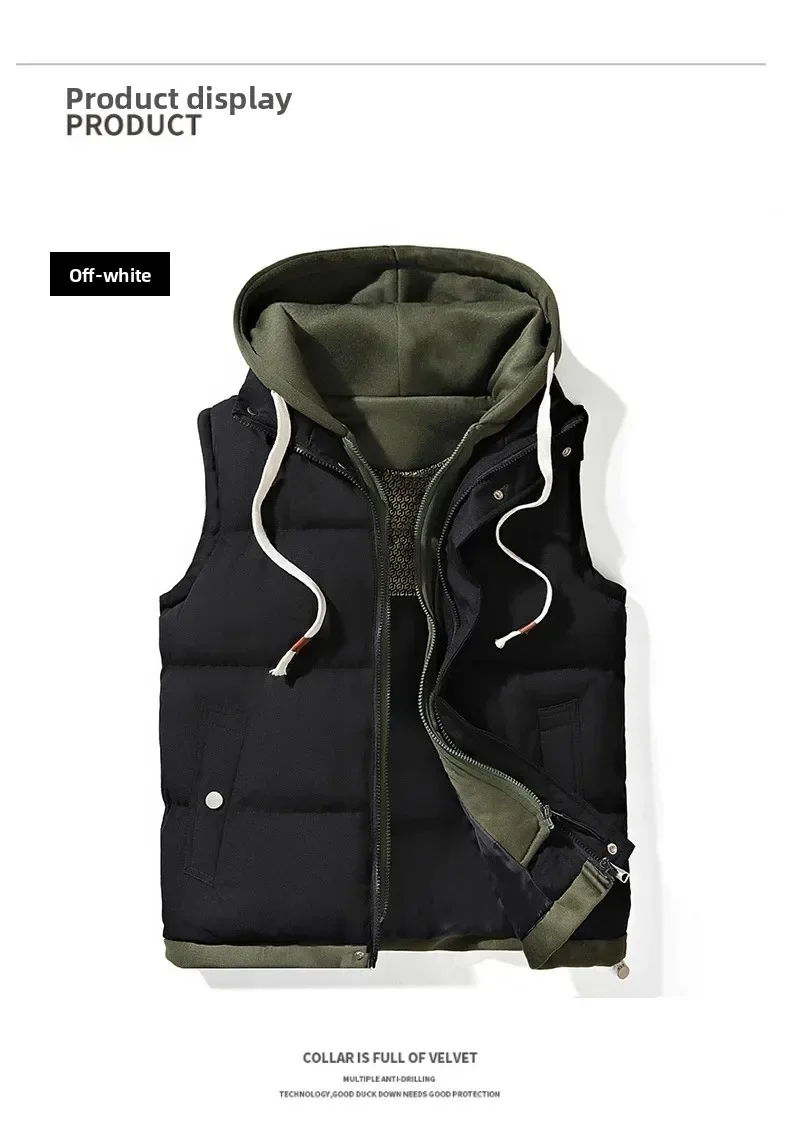 Unisex Loose Casual Cotton Vest