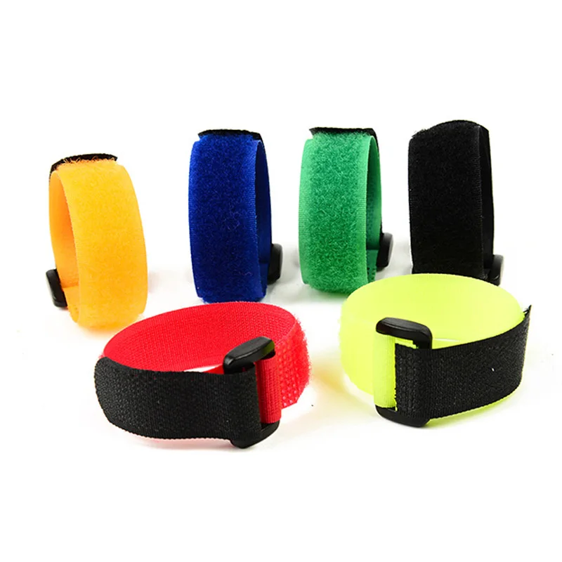 Fishing Rod Tie Holder 10pcs/set Reusable Fishing Rod Tie Holder Strap Suspenders Fastener Hook Loop Cable Cord Tie Belt Fixed Tackle Box Accessories