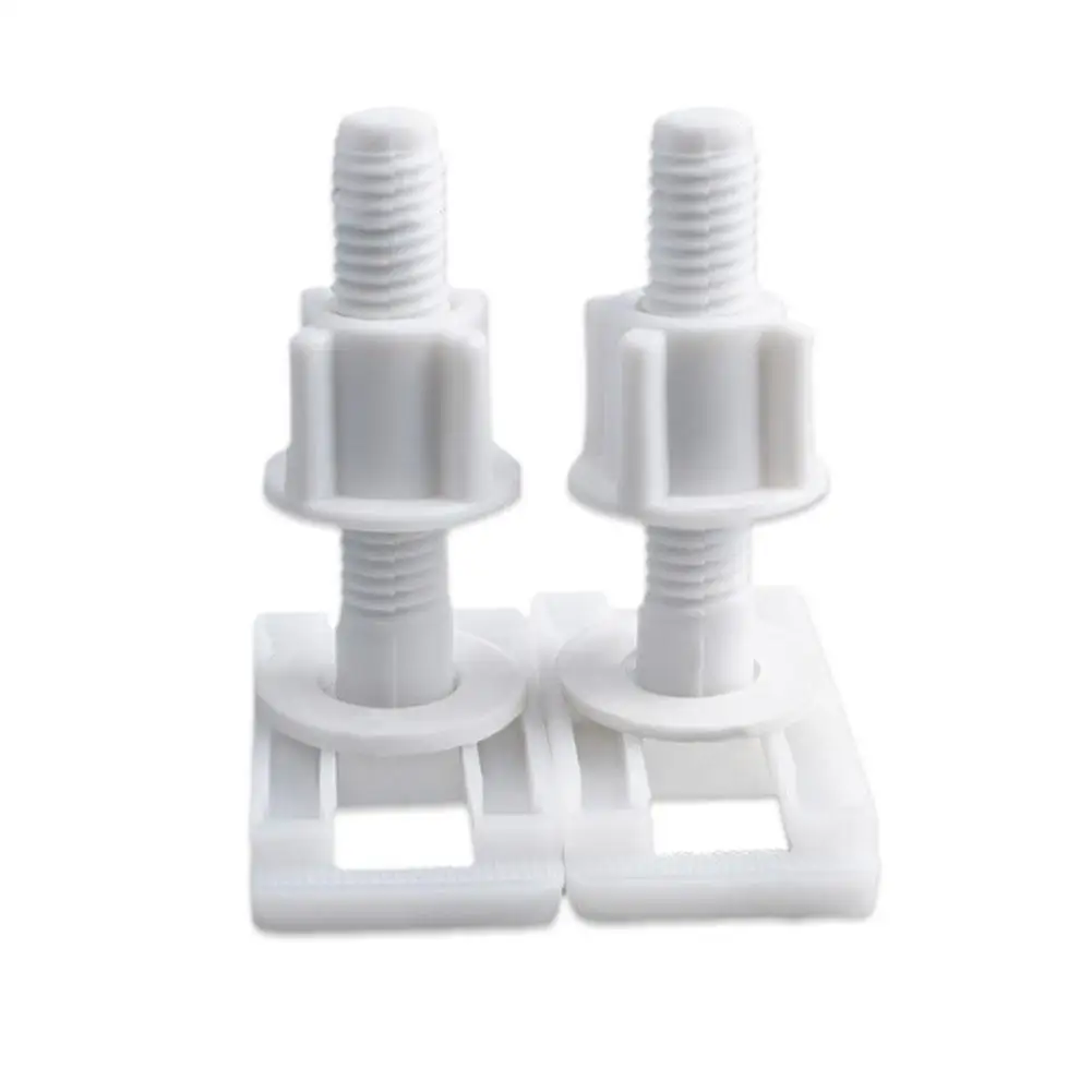 Tornillos De Repuesto Para Asiento De Inodoro, Pernos De Bisagra De Asiento De Inodoro De Acero Inoxidable Con Tuercas De Plástico Y Arandelas De Goma Para Fijar El Asiento De Inodoro