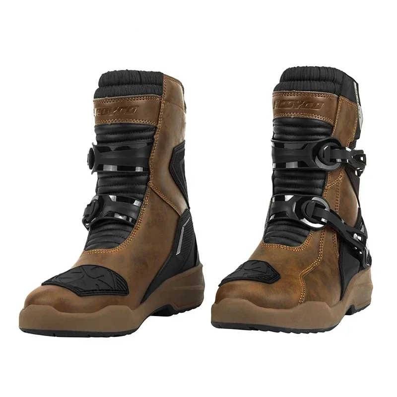 Motorcycle Riding Men Boots Waterproof Motocross Cycling Off-Road Racing Anti-drop Breathable Equipment