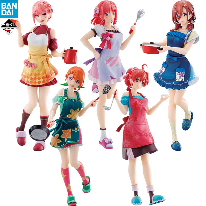 

Игрушечные фигурки BANDAI Ichiban KUJI The quintessence Quintuplets, серия театра Nakano Ichika Nino Miku Yotsuba Itsuki