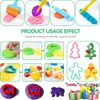 Dough Tools Playdough Mold Set for Kids Various Shape Needle Tube Letter Number Plasticine Accessory Children Craft Puzzle Toys 3