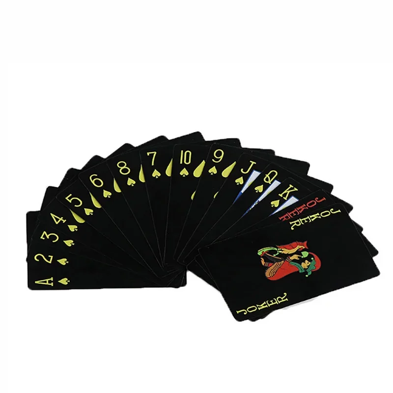 Colorful Playing Cards Frosted Waterproof Plastic 57x87mm playing cards plastic playing cards