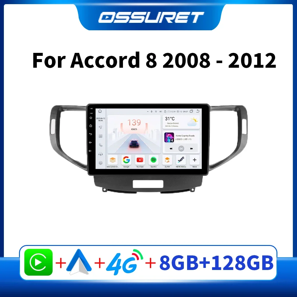 

Автомобильный радиоприемник Android плеер для Honda Accord 8 2008 - 2012 Автомобильный мультимедийный видео 7862 стерео WIFI Carplay GPS интеллектуальная система