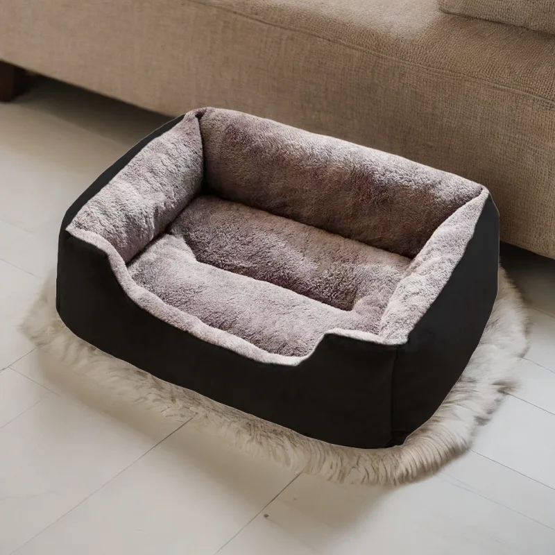 Pet Bed for Cats And Dogs Cushion Kitten Accessories Warm Soft Plush Comfortable Basket House Pet Supplies Habitats Pet Goods 6