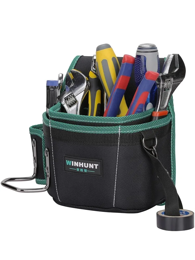 

Portable Oxford Fabric Fanny Pack Small Kit Hardware Tool Bag Engineer Carpenter Tools Belt Waist Pouch Bag