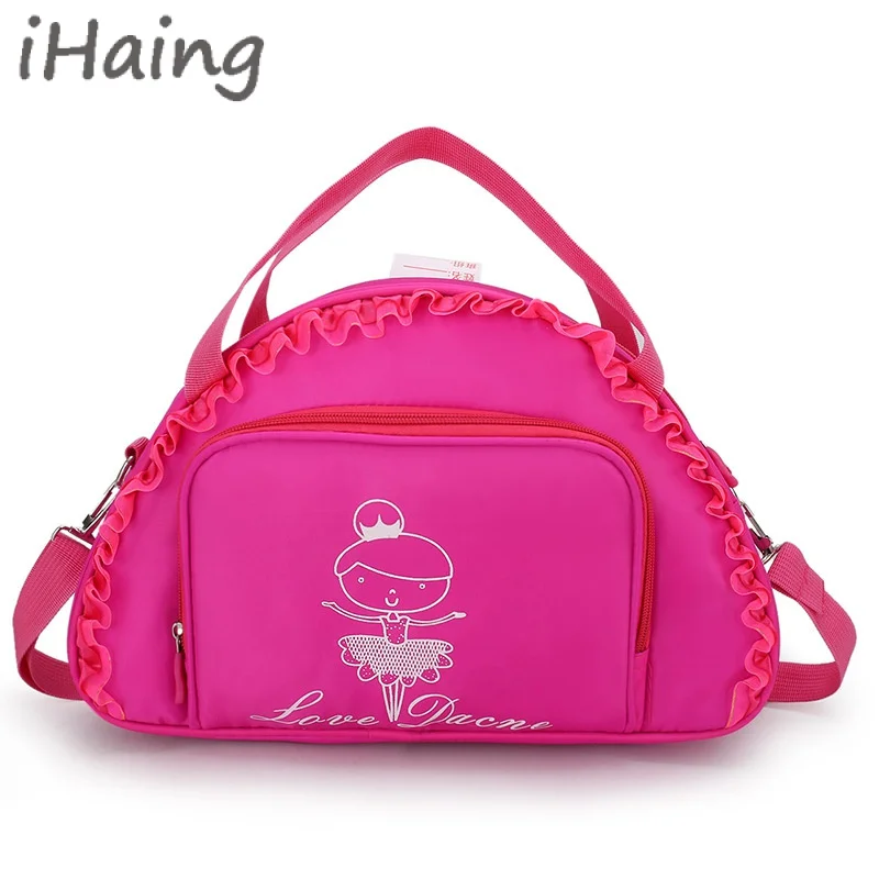 

Girls Ballet Dance Tutu Dress Handbags Storage Backpack Dancing Latin Duffel Bag Pattern Lace Edge Ballerina Daypack Schoolbag