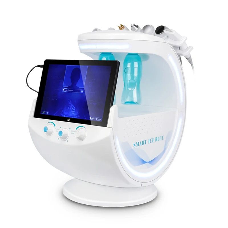 Skin Analysis Machine Facial Hydro Oxygen Jet Water Peel Oxygen Dermabrasion Cool Hammer Face Lifting 7 in 1 Management Machine water analysis industrial multicontroller orp meter phmetre ph analyzer conductivity farming orp ph sensor transmitter