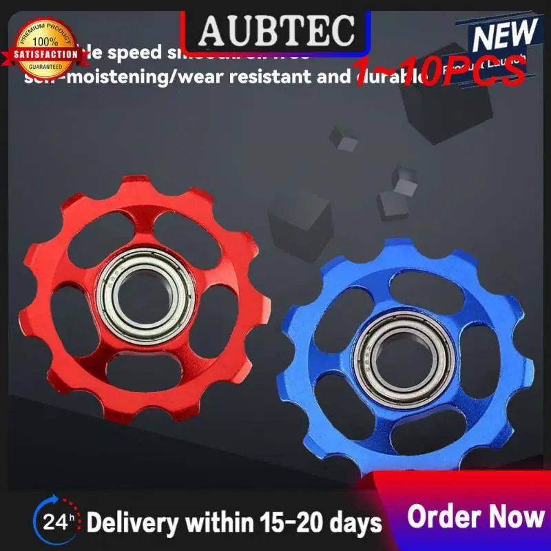 1 ~ 10 Pz Mountain Road Bike Cuscinetto Posteriore Deragliatore 10T 11T 13T Puleggia In Acciaio Rullo Folle Cuscinetto Jockey Wheel Parts