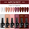MSRUIOO 6Pcs/Set Colorful Gel Nail Polish Nail Supplies Semi Permanent Soak Off Nail Art Gel Varnish Manicure For Nails 4