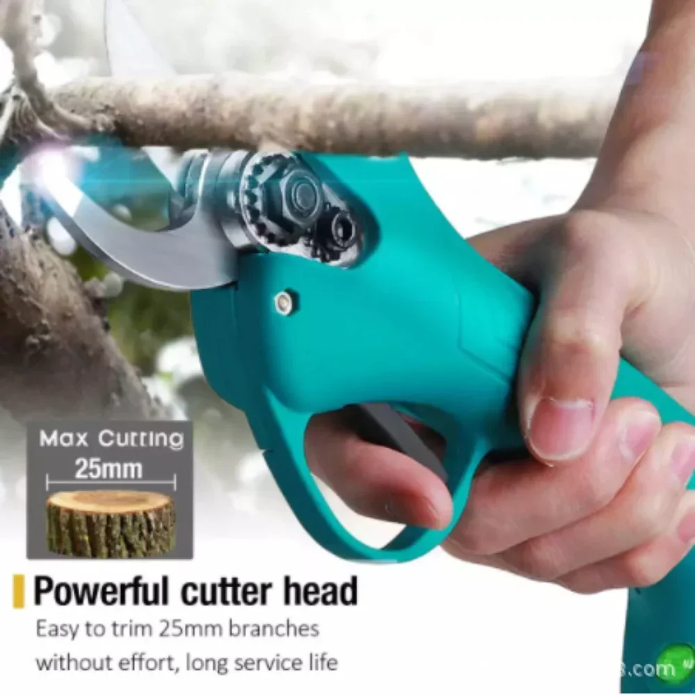 21V Cordless Electric Shear Pruner Brushless Efficient Garden Scissor Bonsai Pruning Tree Branches Cutter for Makita Battery 2