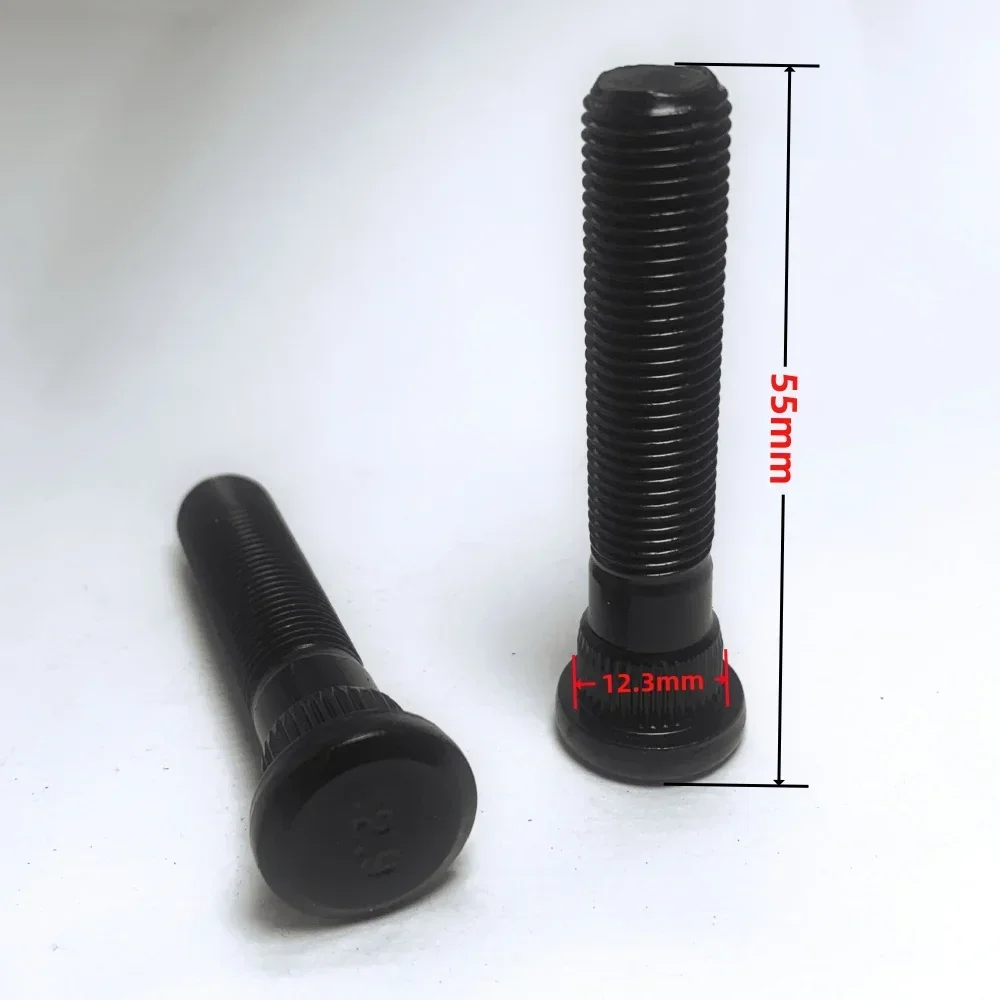 1pc Extra Long Wheel Hub Spline Bolts Screws Suit for Honda Toyota Subaru M12x1.5 Spline Diameter 12.3mm Length 55/60/65mm