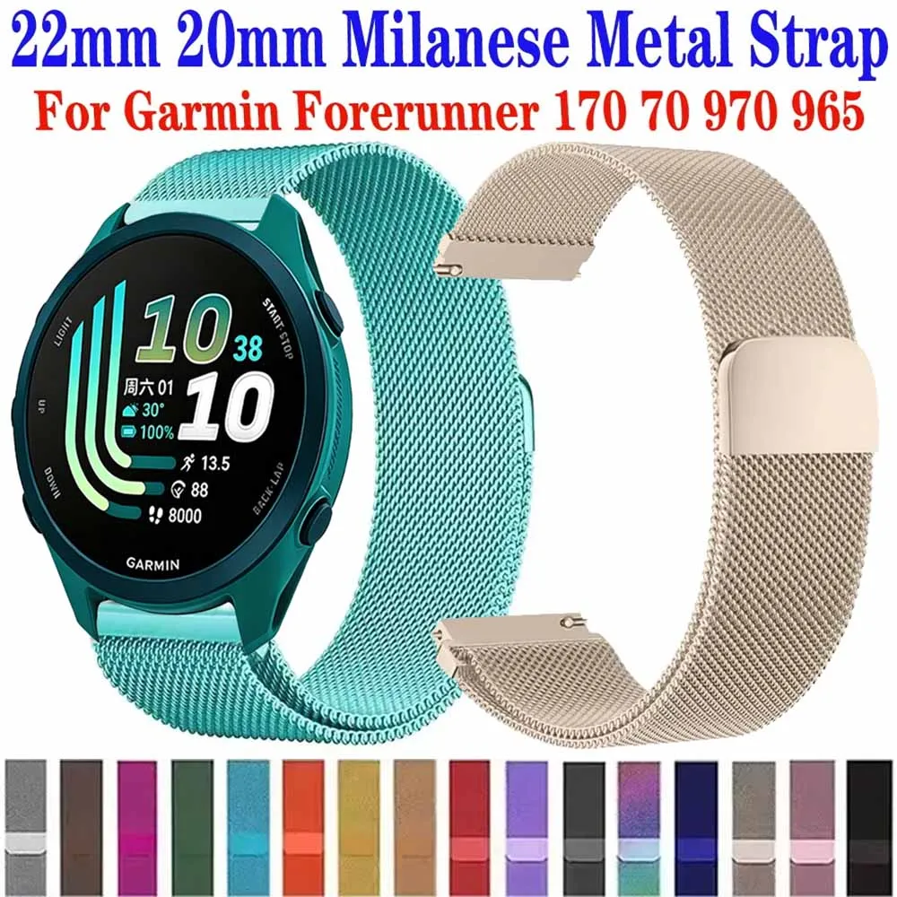 Elegant Metal Milanese Loop Strap - Adjustable Bracelet Replacement Band